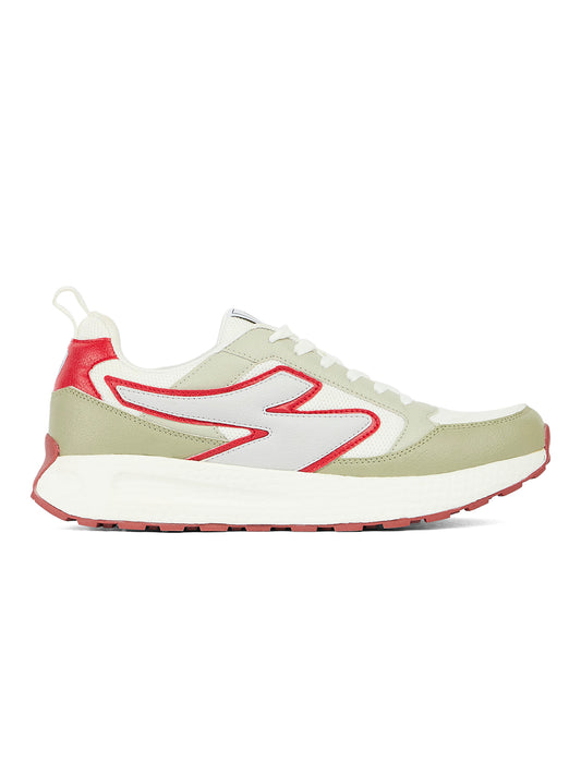 SG Crest Running Shoes ( Red / White / Beige )