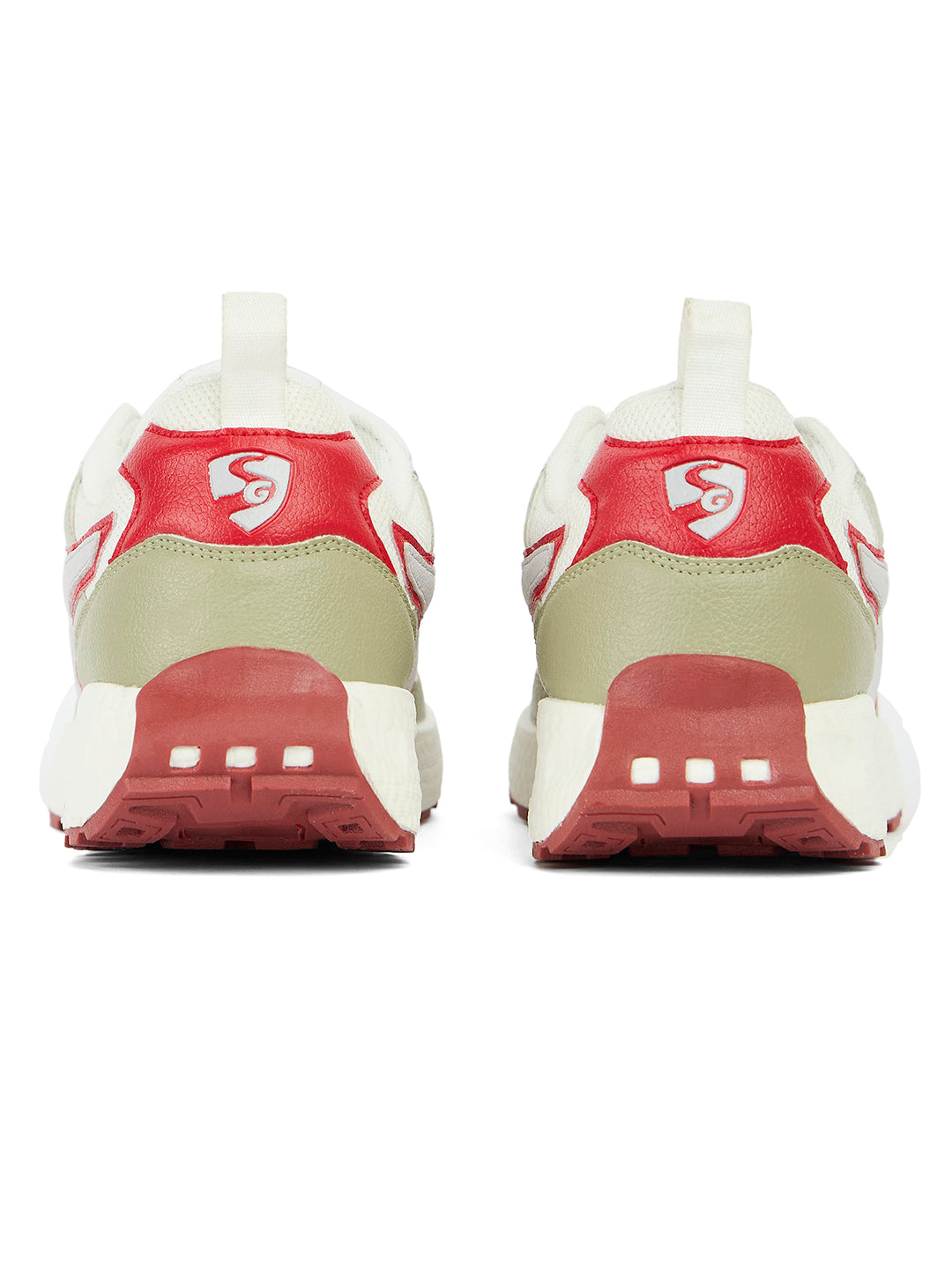 SG Crest Running Shoes ( Red / White / Beige )