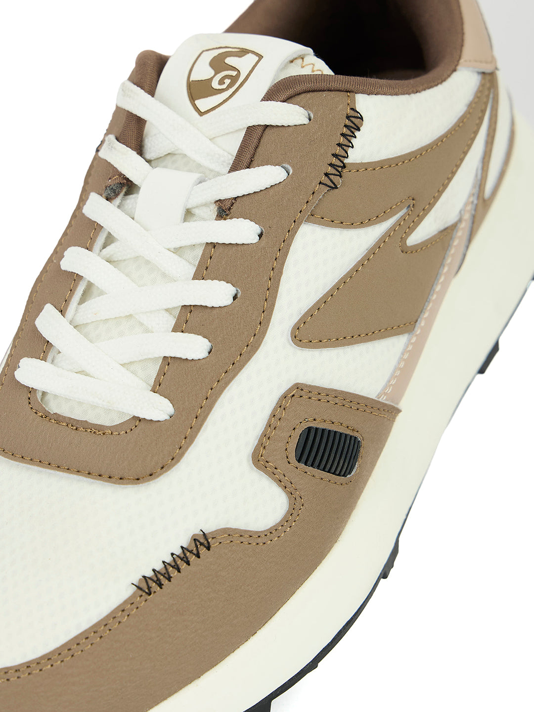 SG Unity Running Shoes (White / Beige)