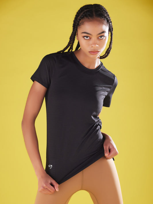 SG Women's & Girl's Round Neck T-Shirt | Ideal for Sports, Regular & Fashion Wear
