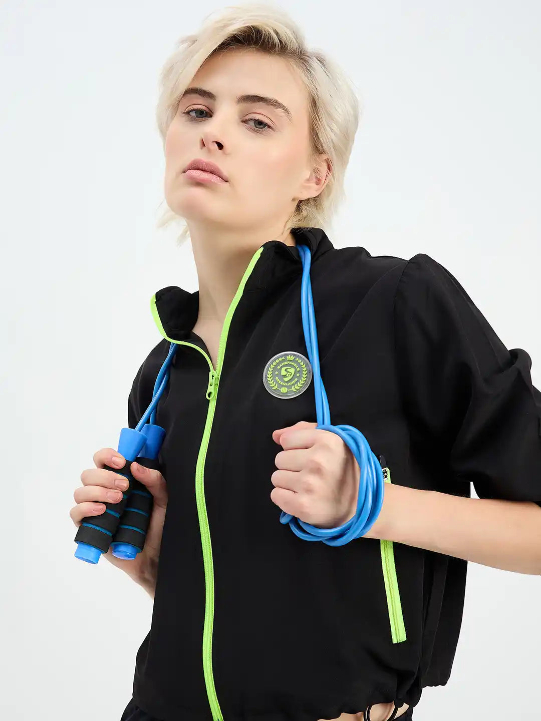 SG H1WJ83532 Women Black Jacket