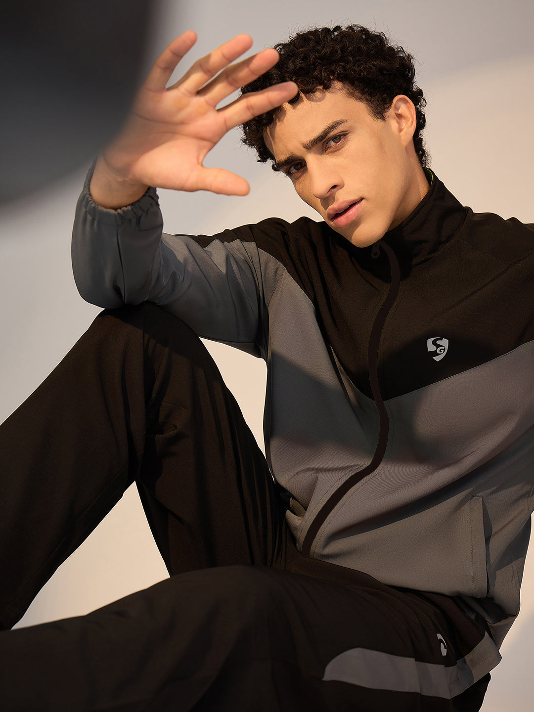 TRACKSUIT MEN SG H4MTS8237 BLACK/DR. GREY