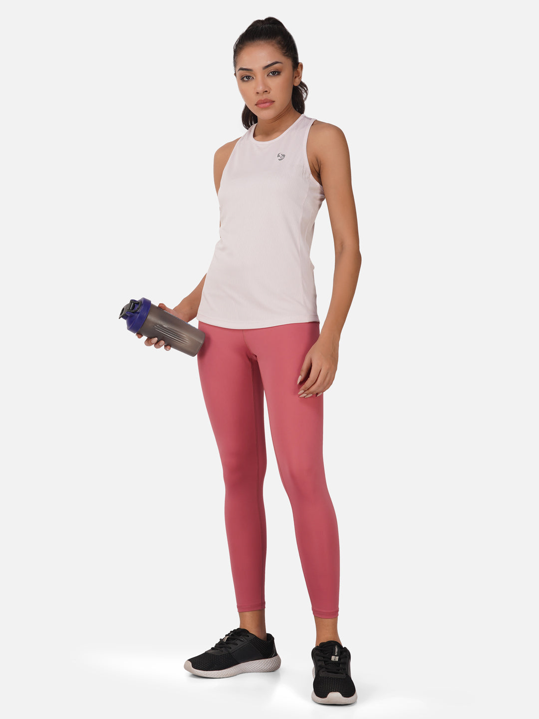 SG Regular Comfort Fit Vest For Womens Girls, Pale Pink Olive Gree