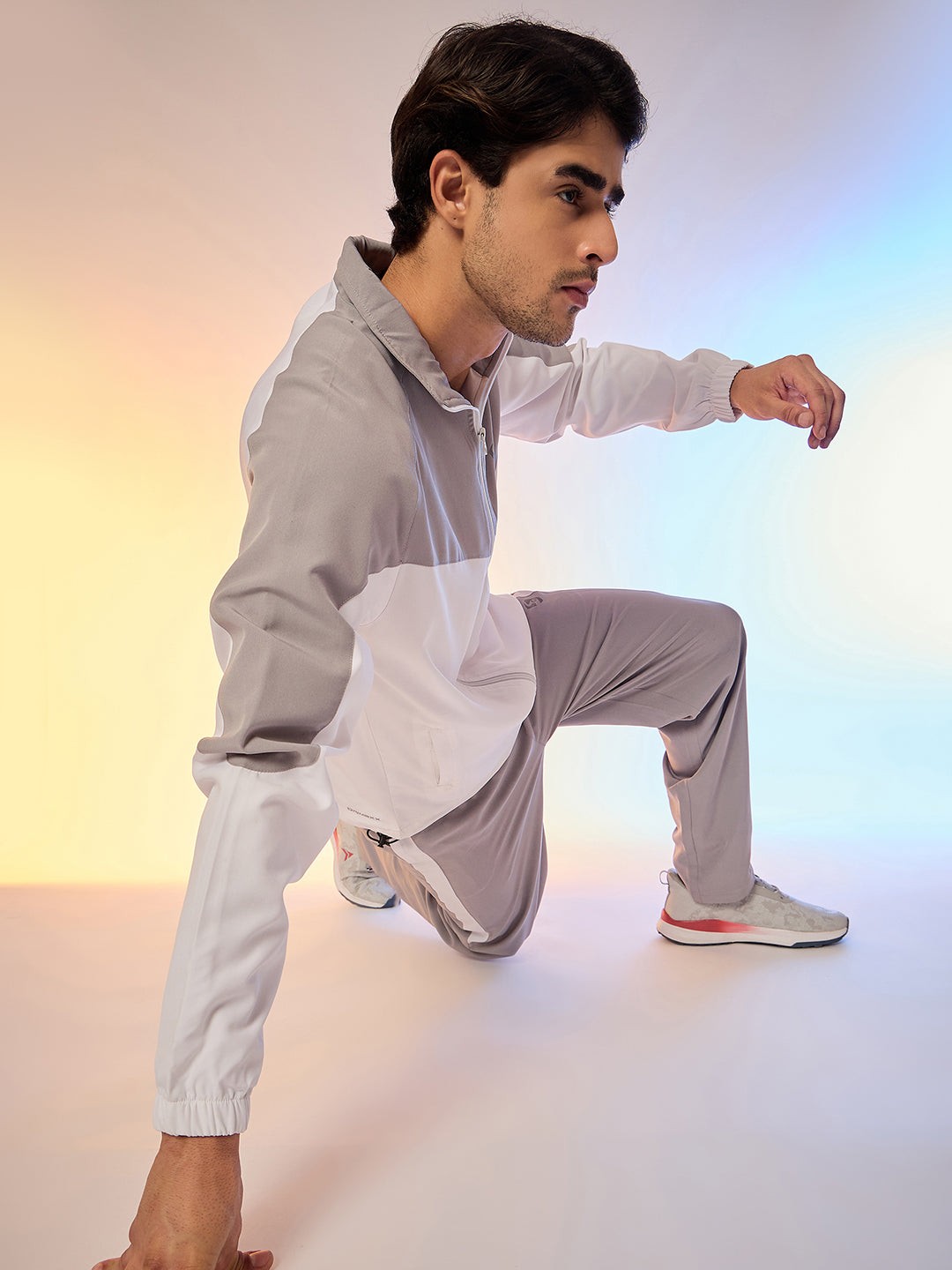 TRACKSUIT MEN SG H3MTS8237 GREY/WHITE