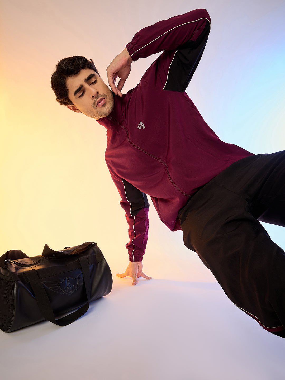 TRACKSUIT MEN SG H4MTS8233 MAROON