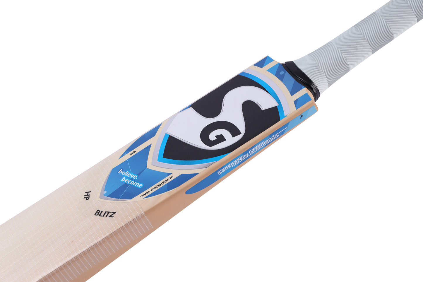 SG HP Blitz English and Kashmir Combo Cricket Bat