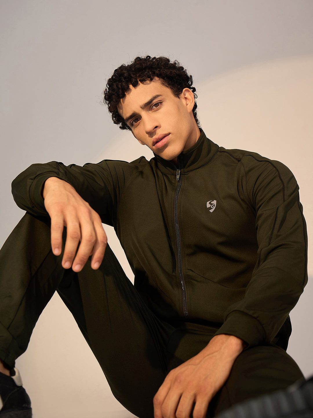 JACKET MEN SG H3MJ8242 OLIVE/BLACK