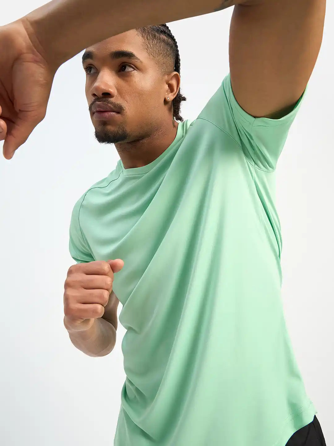 SG H1MT84221 Men Lime T-Shirt