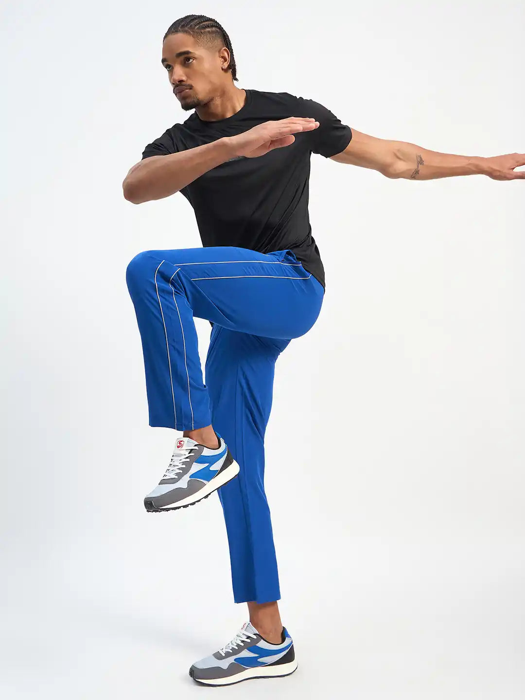 SG H1MTP84011 Men Royal Blue Track Pant