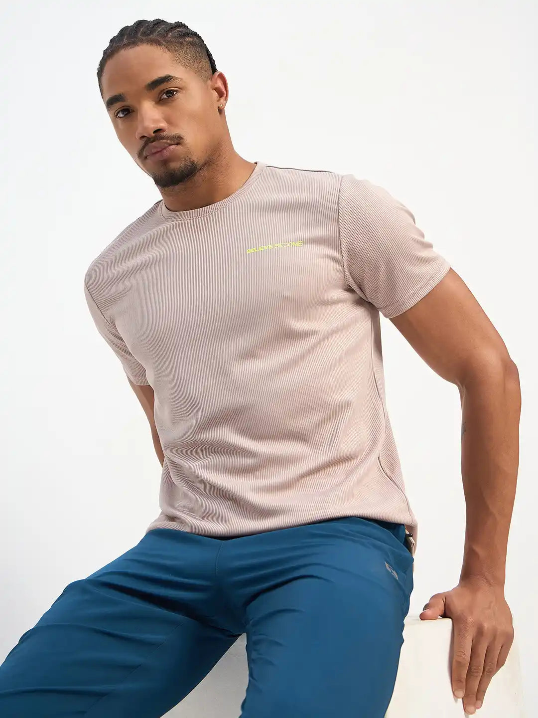 SG H1MT83651 Men Shadow Grey T-Shirt