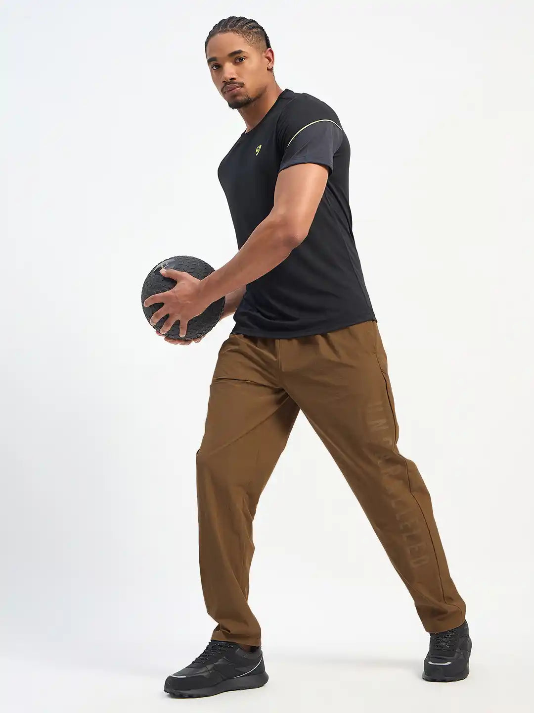 SG H1MTP84022 Men Brown Track Pant