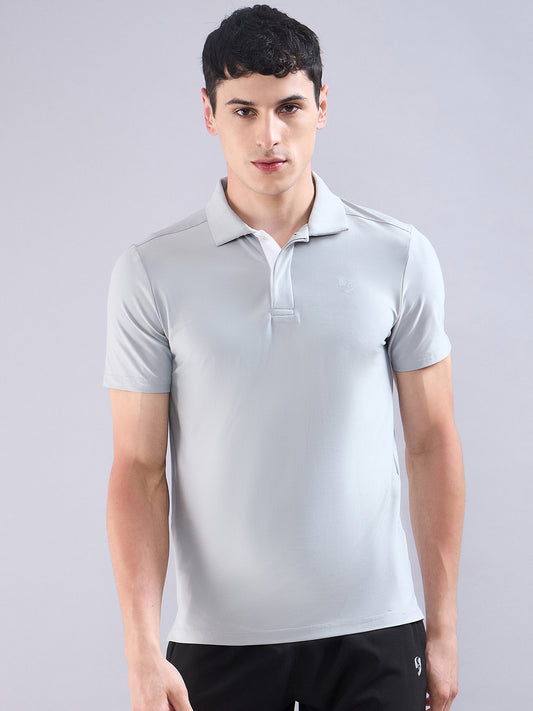 SG Men's Polo T-Shirt Smoke Grey