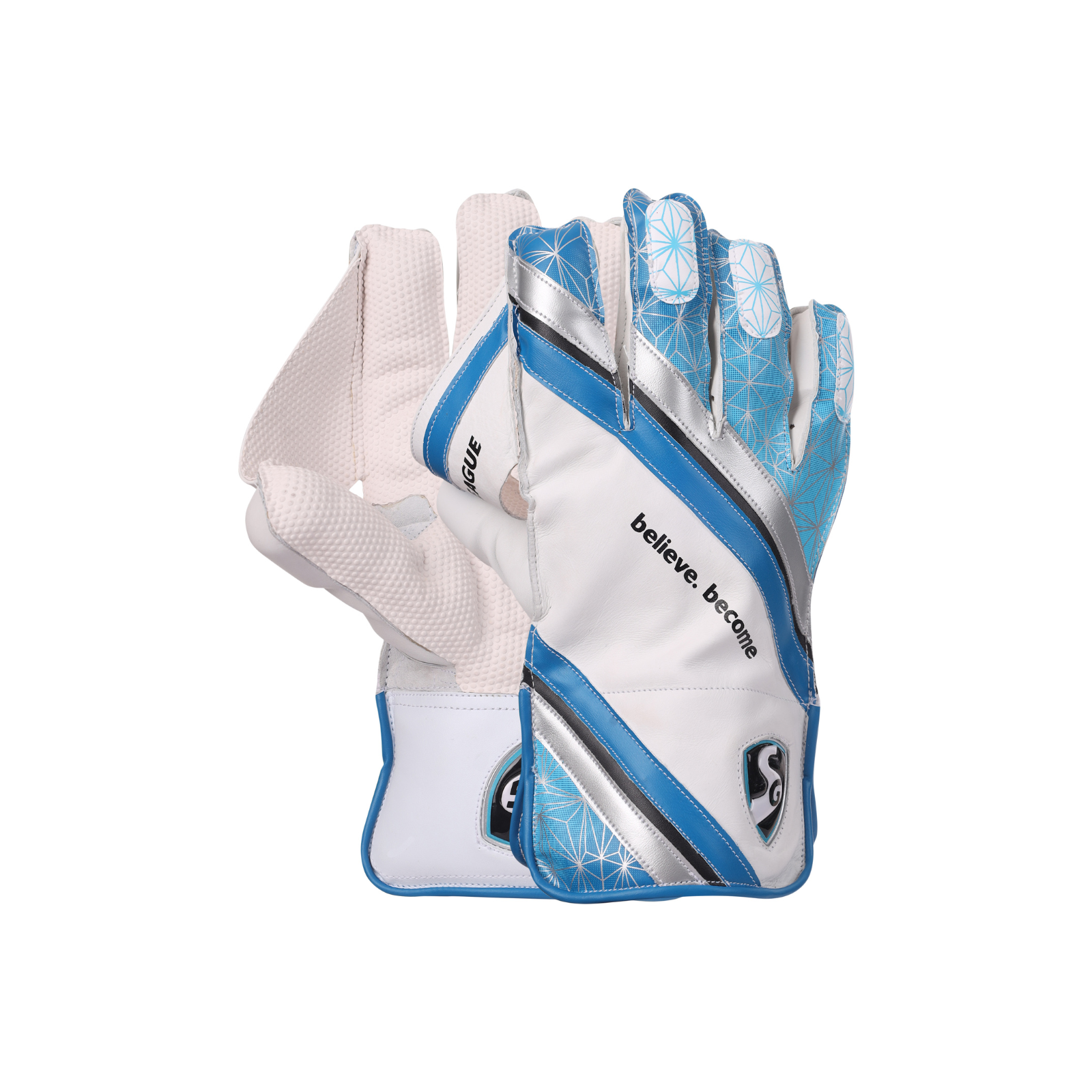 SG League Wicket Keeping Gloves Multi Color W.K. Gloves TeamSG