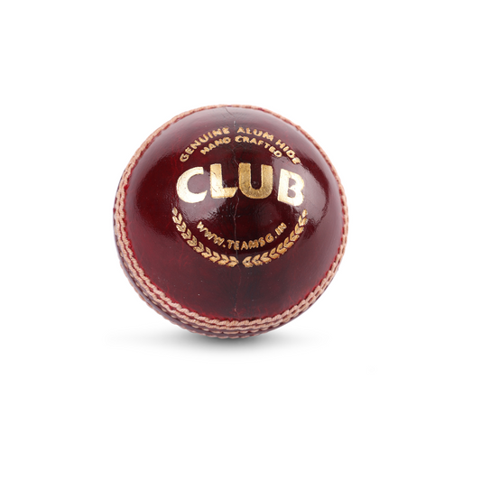 SG Club Red Cricket Leather Ball (Pack of 2)