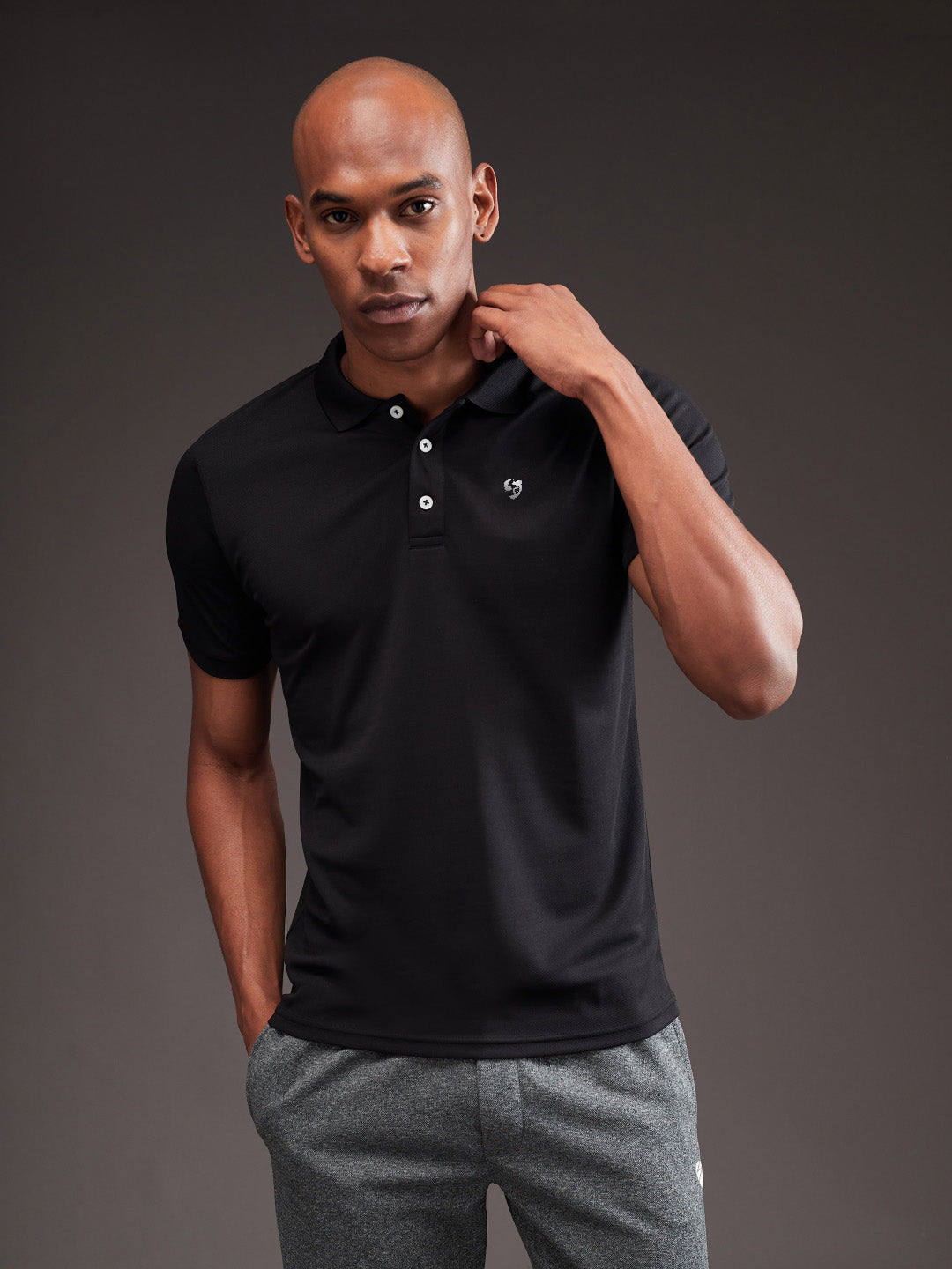 SG Men's Polo T-Shirt | Ideal for Trail Running, Fitness & Training, Jogging, Regular & Fashion Wear