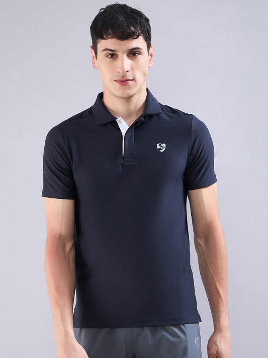SG Men's Polo T-Shirt Navy Blue