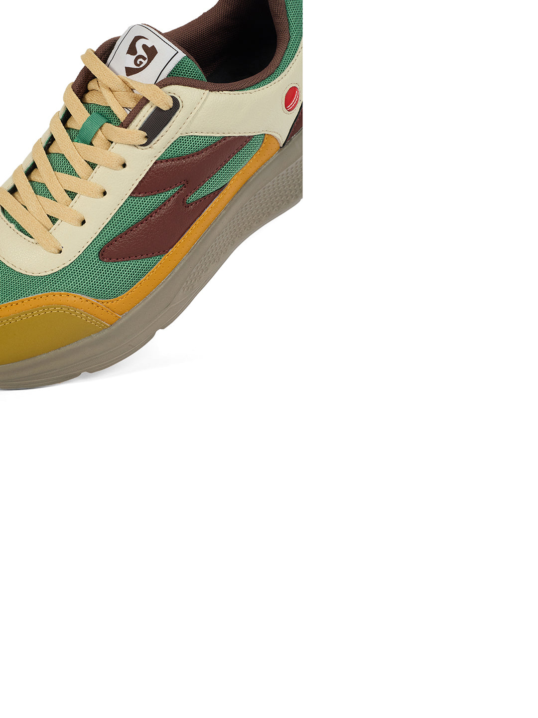 SG Arena Running Shoes ( Yellow / Green / Red )