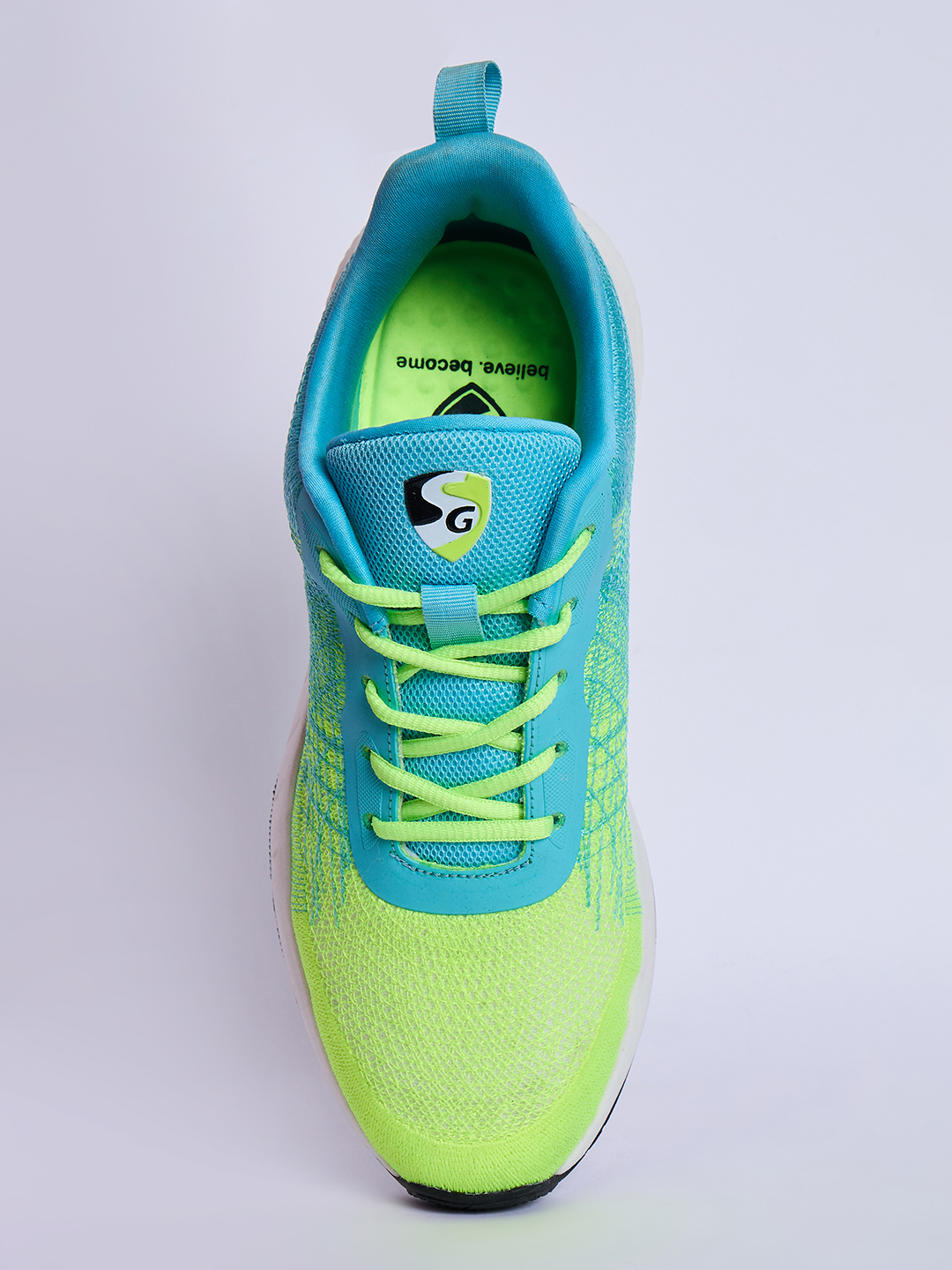 SG Spectrum Running Sports Shoes Men and Boys (Sea / Green / Lime)