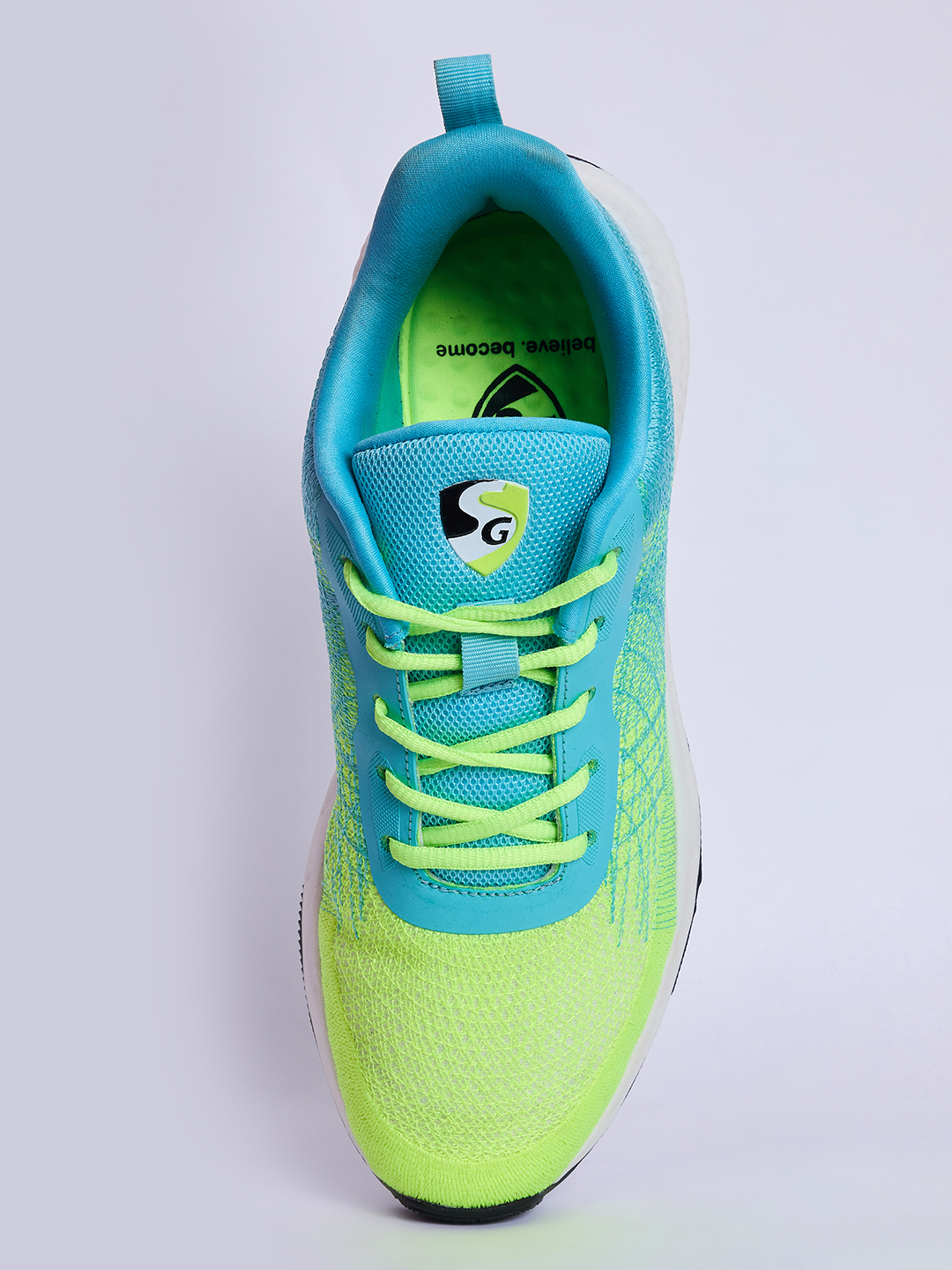 SG Spectrum Running Sports Shoes Men and Boys (Sea / Green / Lime)
