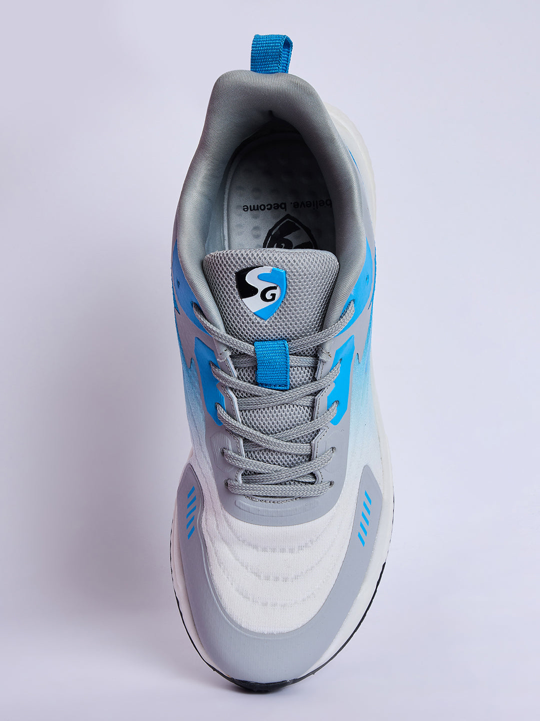 SG Glide Running Sports Shoes Men and Boys (Sky / White / Grey)