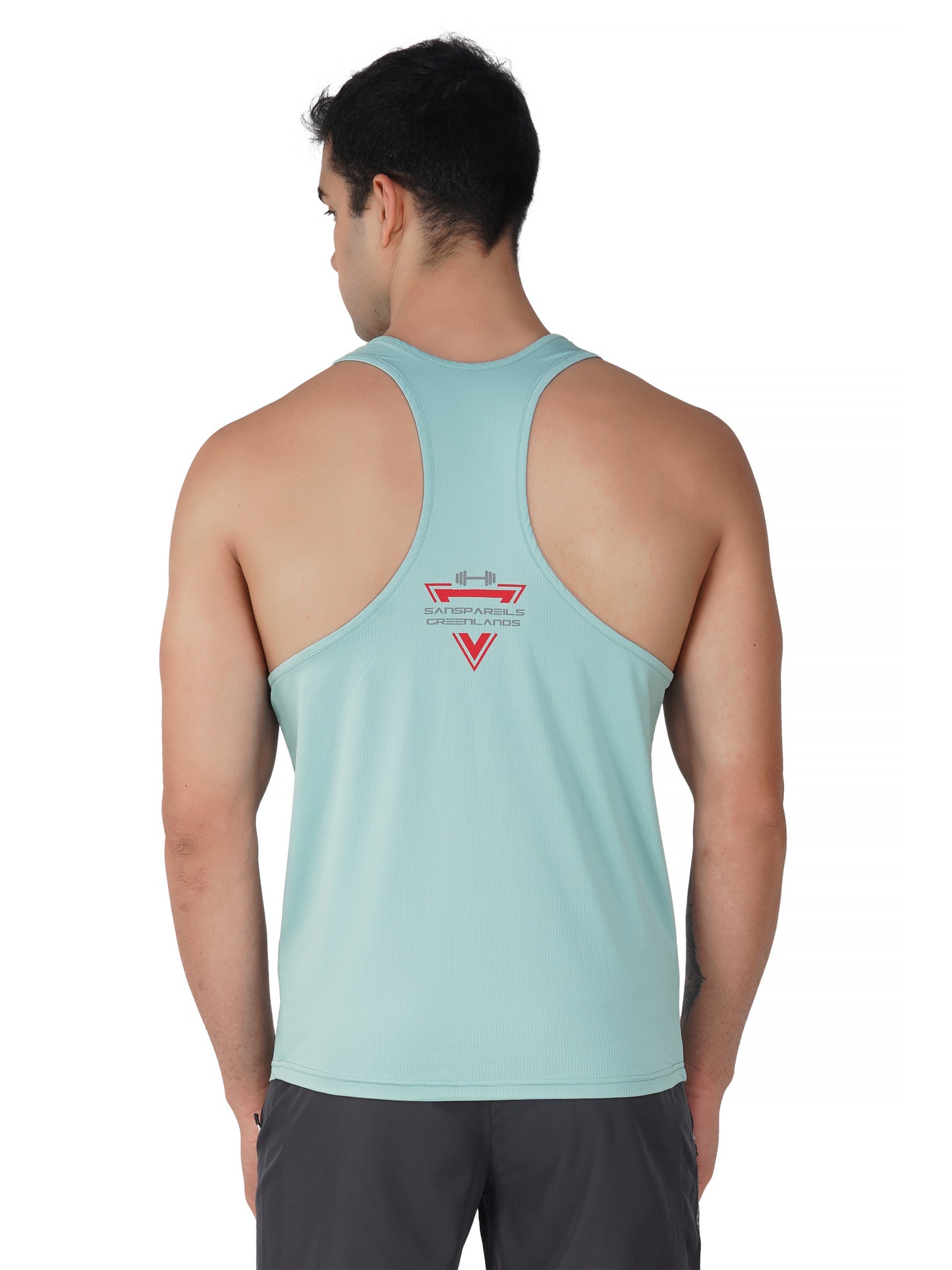 SG Regular Comfort Fit Vest For Mens & Boys, Grey Blue & Cloudy Grey | Ideal for Trail Running, Fitness & Training, Jogging, Gym Wear & Fashion Wear