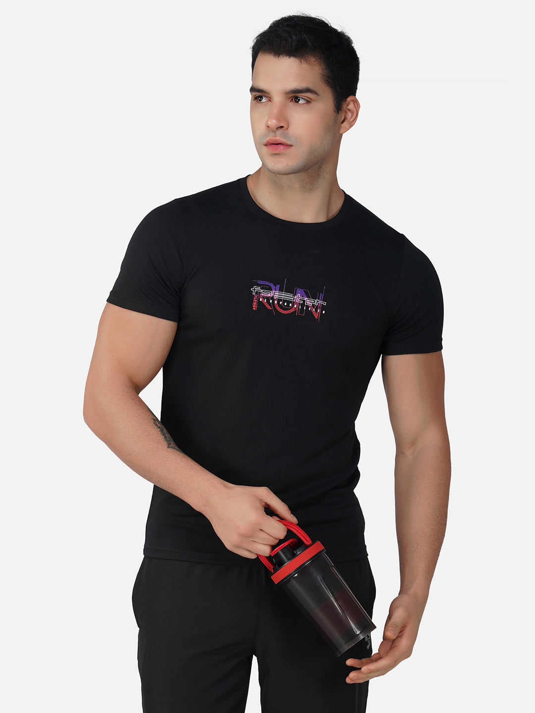 SG Round Neck Regular Comfort Fit T-Shirt For Mens & Boys, Red Paprika, Olive Green & Jet Black | Ideal for Trail Running, Fitness & Training, Jogging, Gym Wear & Fashion Wear
