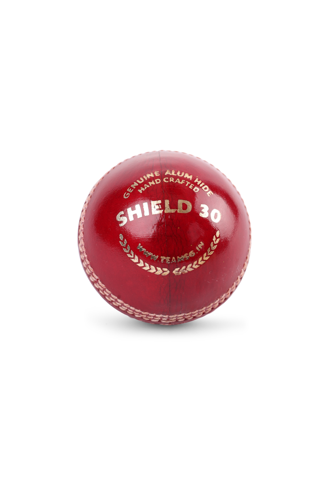 SG Shield 30 Red Youth Leather Ball