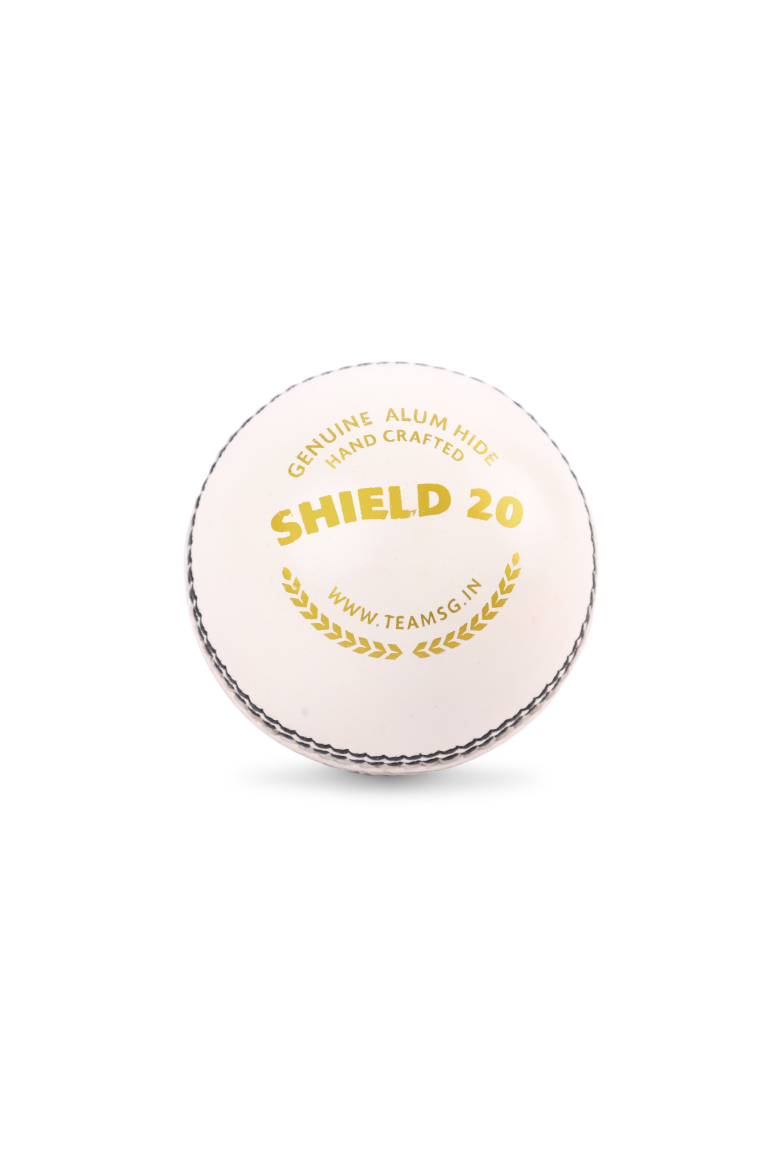 SG Shield 20 White Leather Cricket Ball