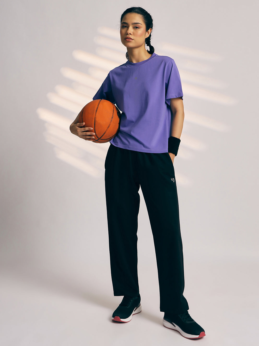 T-SHIRT WOMEN SG H3WT8299 LAVENDER