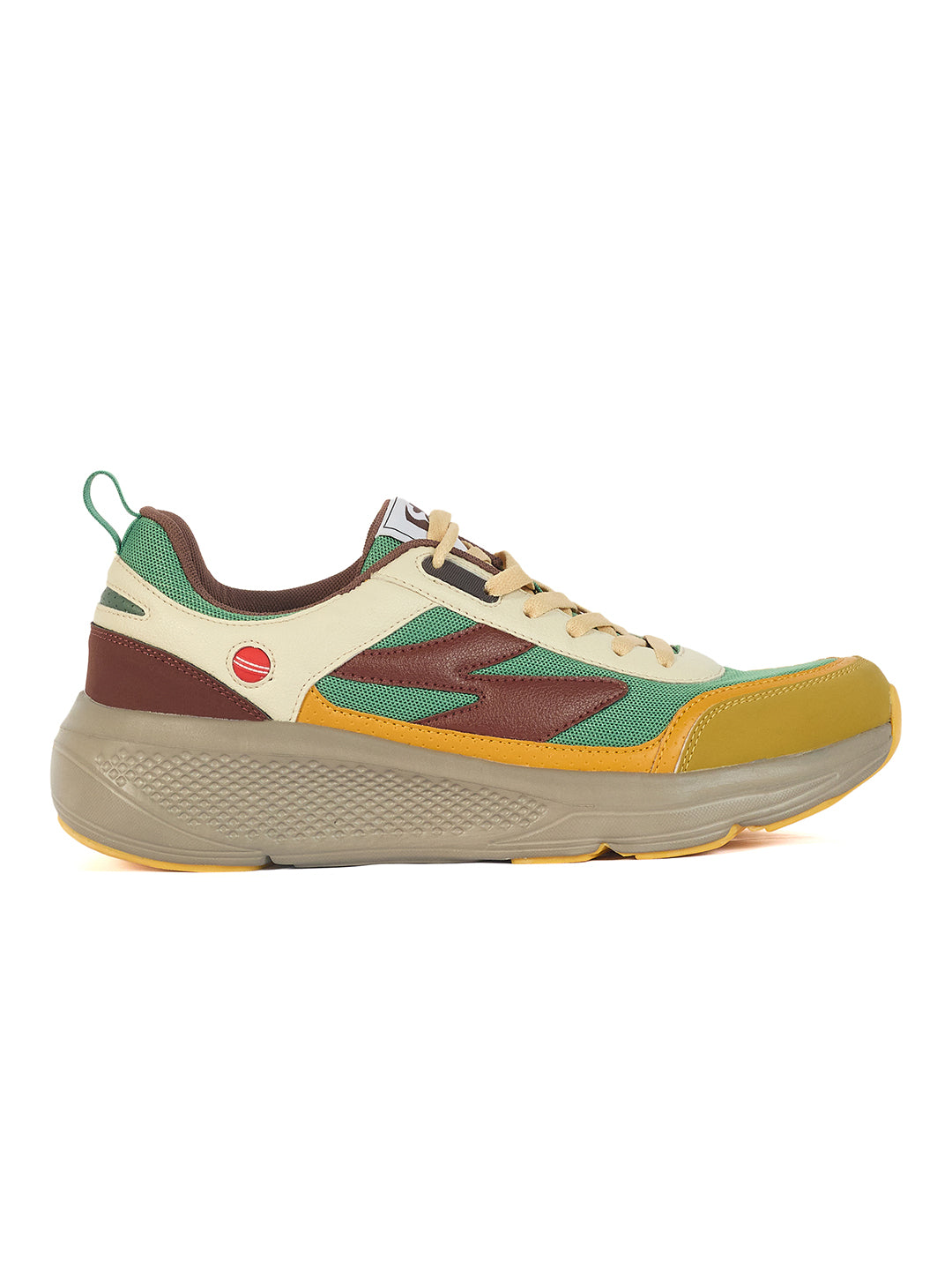 SG Arena Running Shoes ( Yellow / Green / Red )