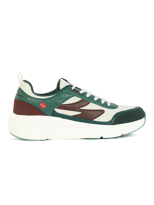 SG  Arena Running Shoes ( GREEN/ WHITE / BROWN )