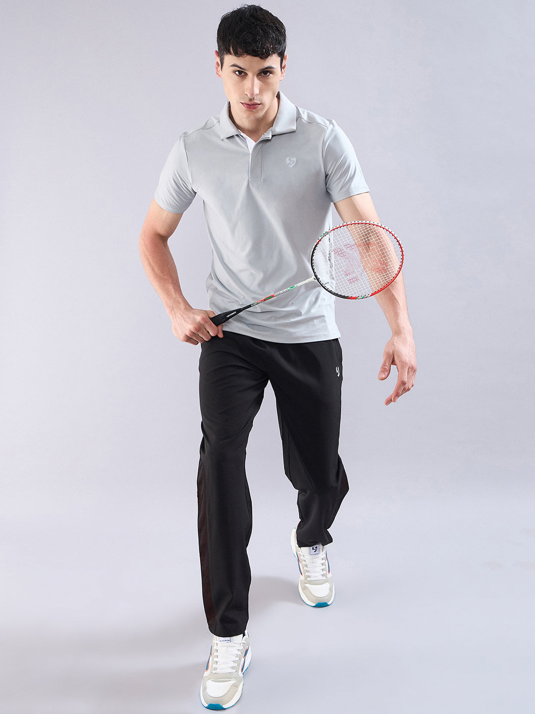 SG Men's Polo T-Shirt Smoke Grey