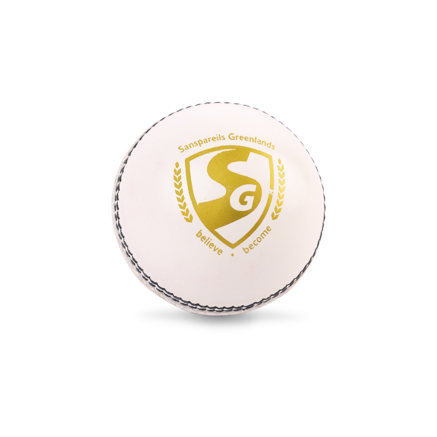 SG Shield 20 White Leather Cricket Ball