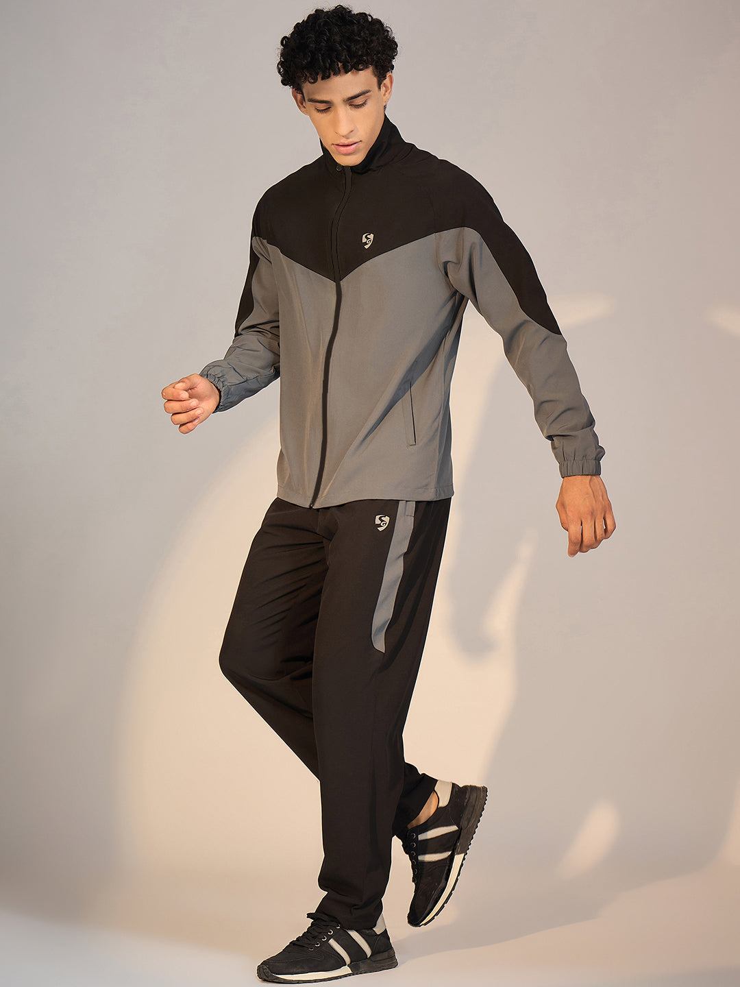 TRACKSUIT MEN SG H4MTS8237 BLACK/DR. GREY