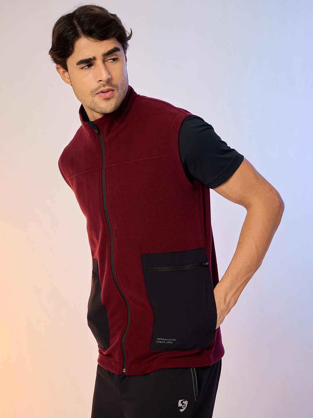 JACKET S/L MEN SG H4MJ8239 MAROON
