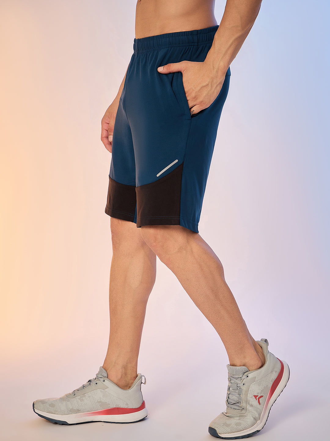 SHORTS MEN SG H3MS8218 TEAL/BLACK