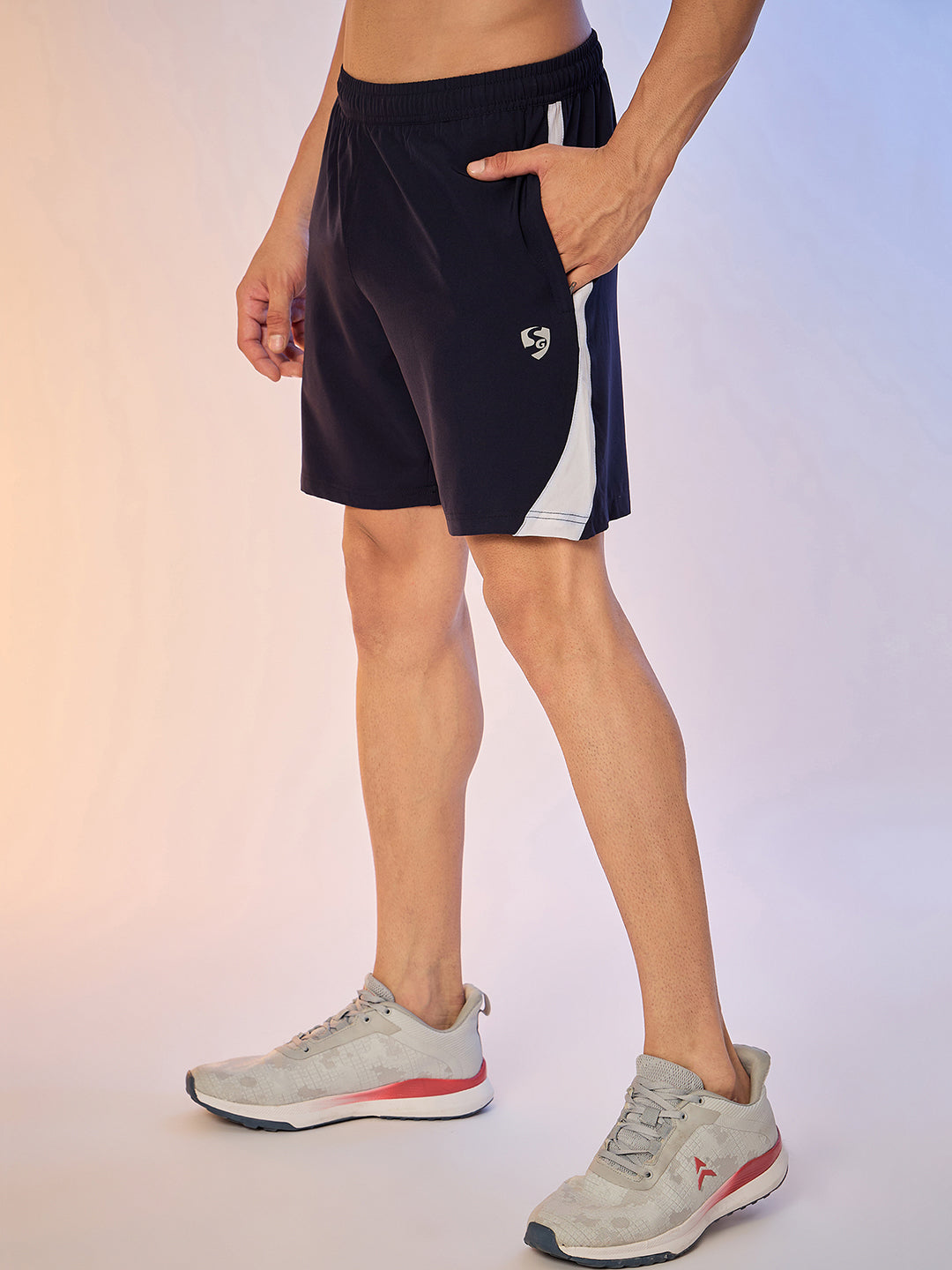 SHORTS MEN SG H3MS8217 NAVY/WHITE