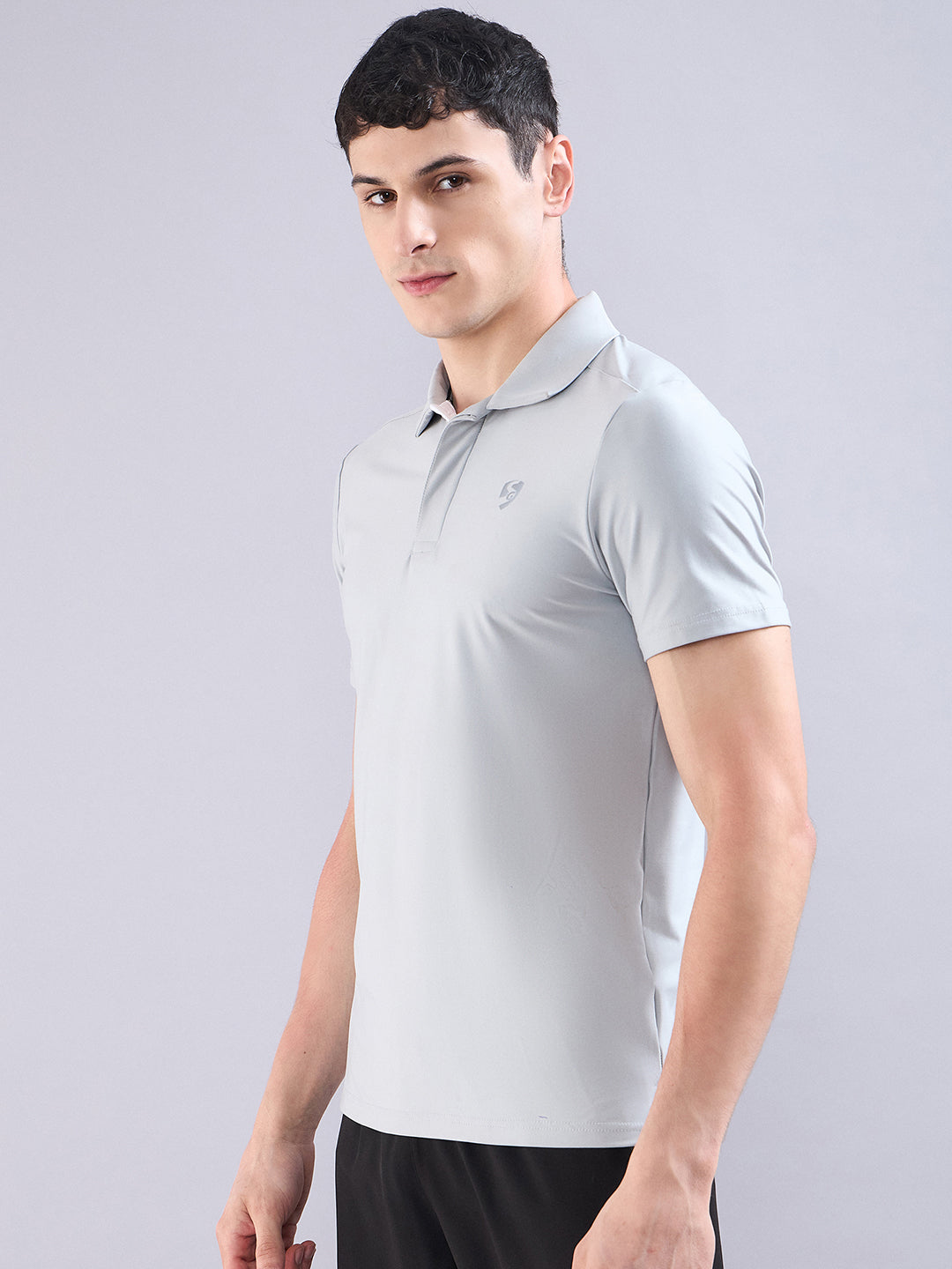SG Men's Polo T-Shirt Smoke Grey