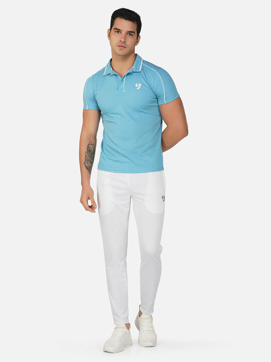 SG Regular Comfort Fit Polo T-Shirt For Mens & Boys, Ocean Blue, Olive Green, Coco Brown & Pale Pink | Ideal for Trail Running, Fitness & Training, Jogging, Gym Wear & Fashion Wear
