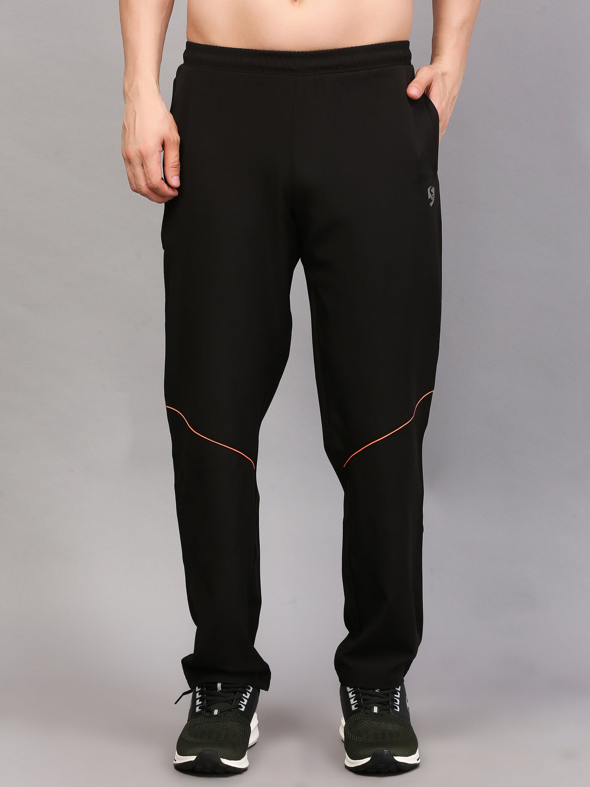 TRACKSUIT MEN SG MPMTS0014 BLACK/ORANGE
