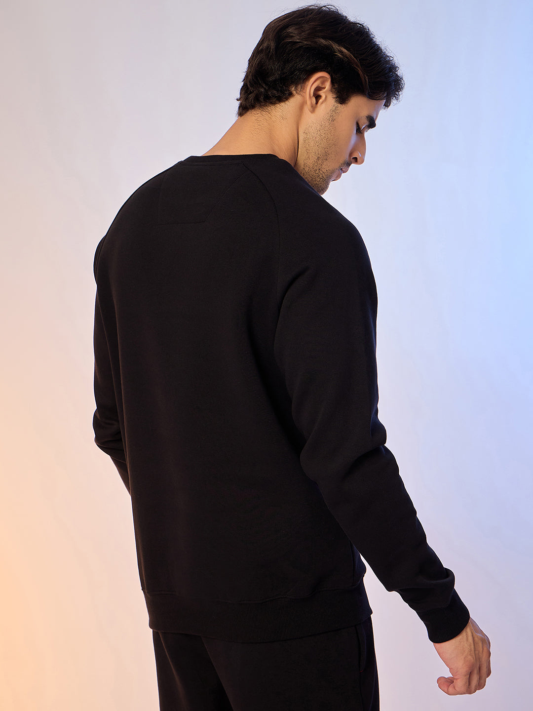 SWEATSHIRT MEN SG H4MSW8247 BLACK