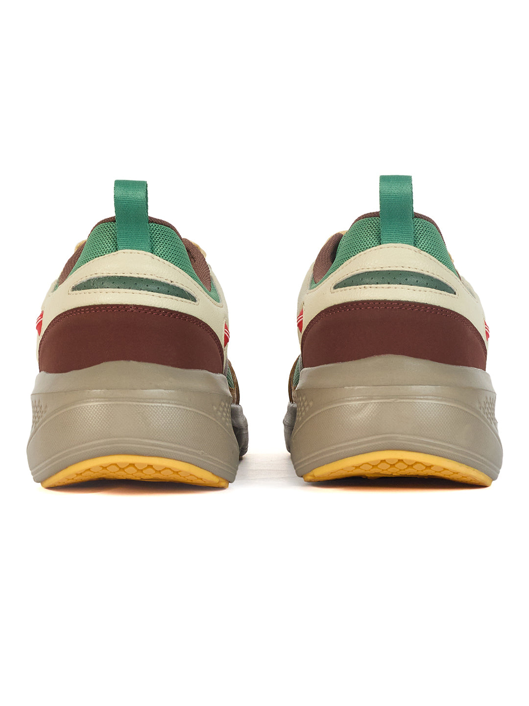 SG Arena Running Shoes ( Yellow / Green / Red )