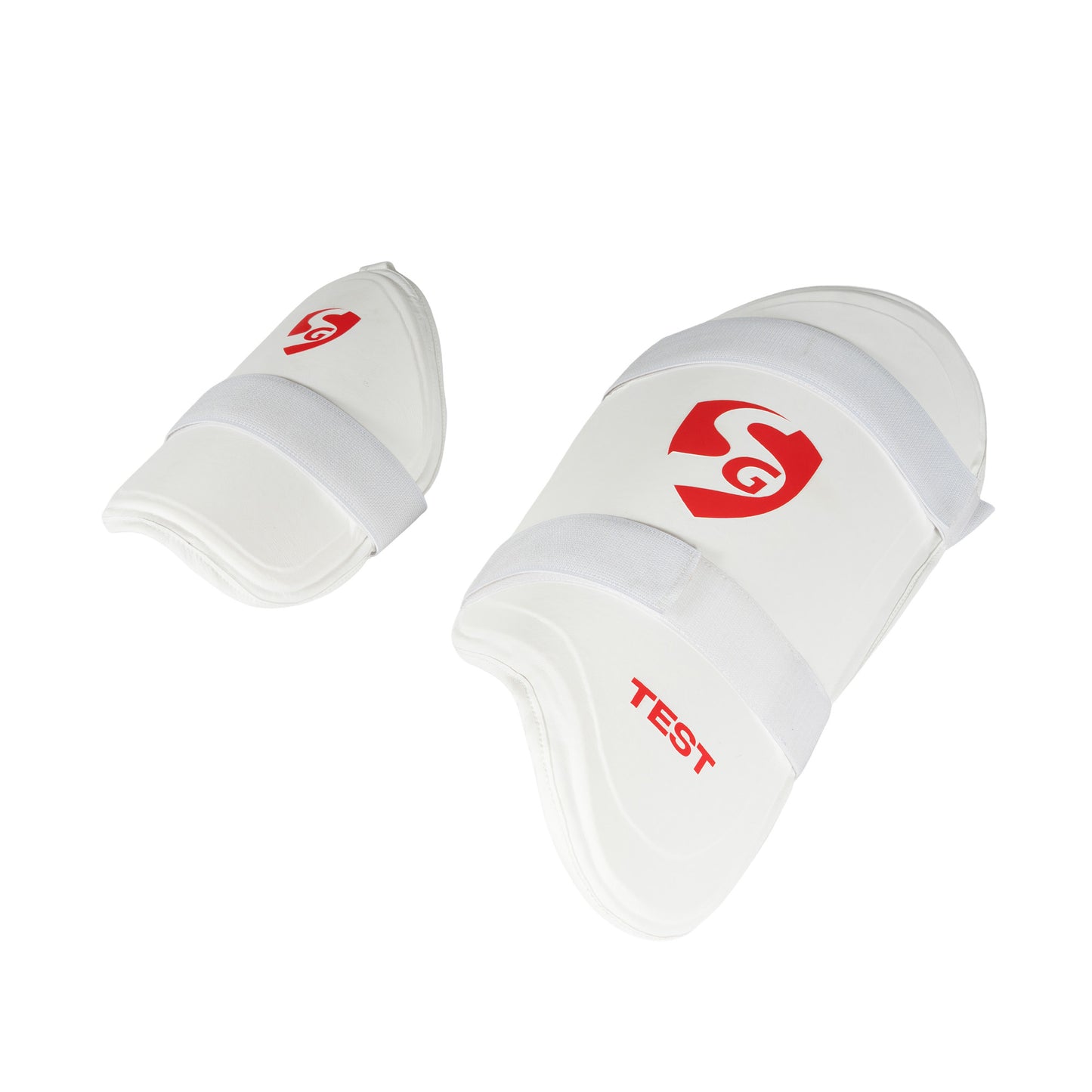 SG Test Combo cricket batting thigh pad (White)