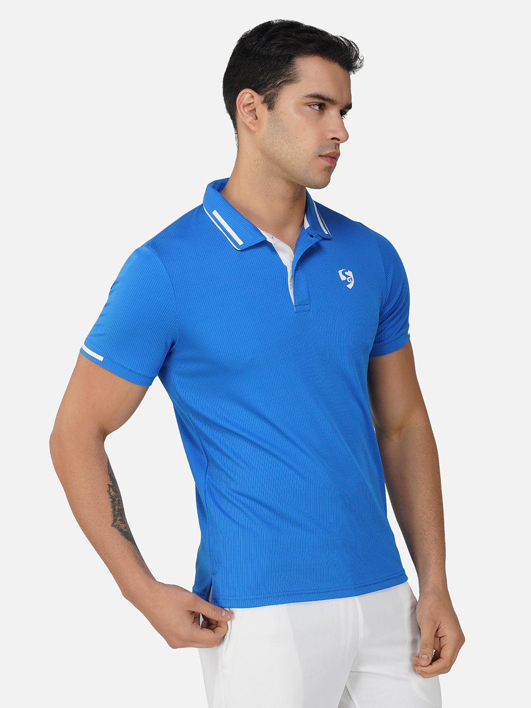 SG Regular Comfort Fit Polo T-Shirt For Mens & Boys, Olive Green & Royal Blue| Ideal for Trail Running, Fitness & Training, Jogging, Gym Wear & Fashion Wear