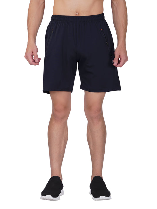 SG Men's Navy Shorts | Ideal for Trail Running, Fitness & Training, Jogging, Regular & Fashion Wear