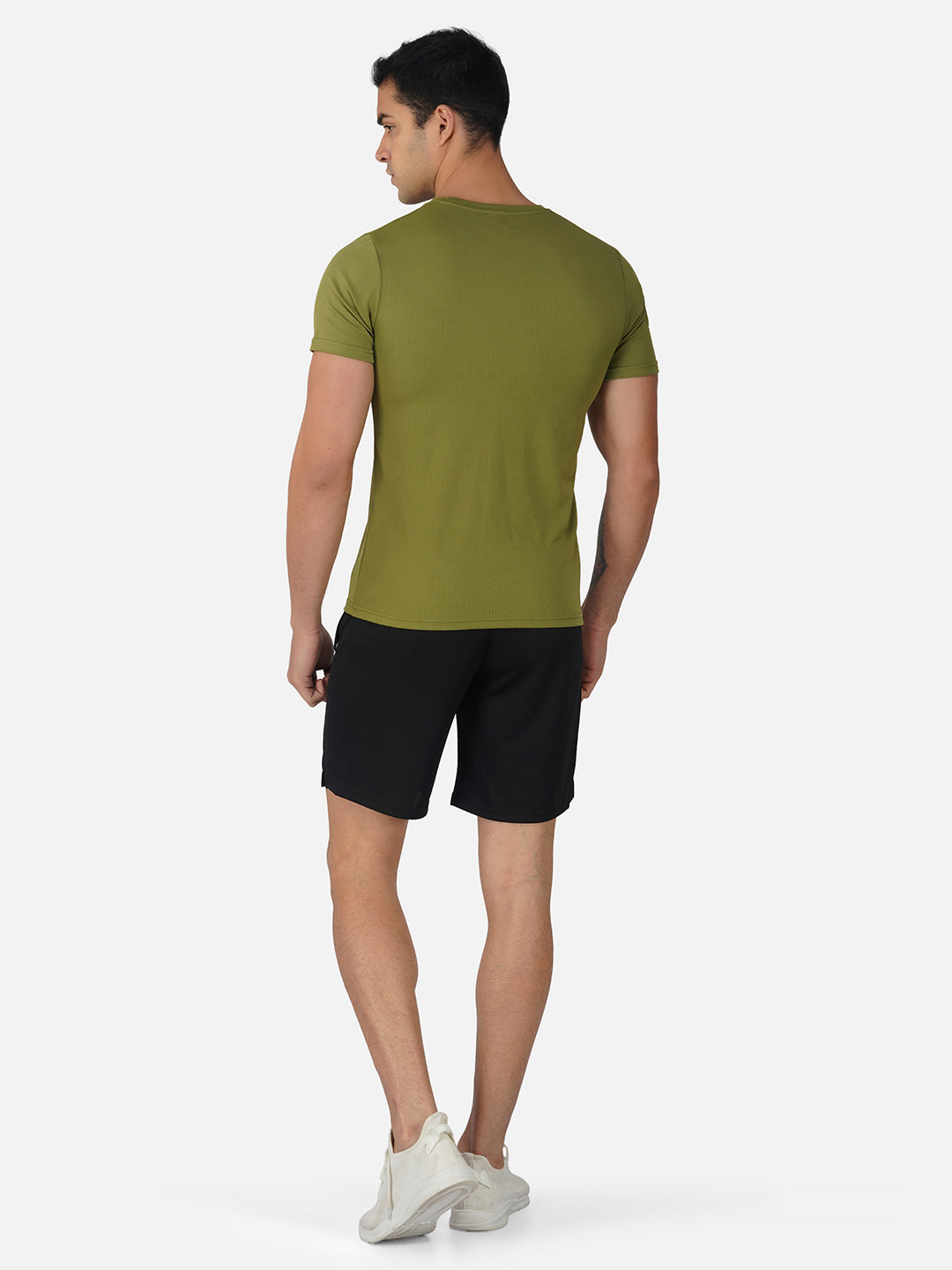 SG Round Neck Regular Comfort Fit T-Shirt For Mens & Boys, Red Paprika, Olive Green & Jet Black | Ideal for Trail Running, Fitness & Training, Jogging, Gym Wear & Fashion Wear