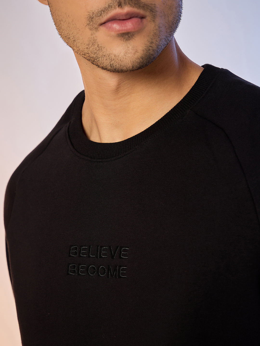 SWEATSHIRT MEN SG H4MSW8247 BLACK