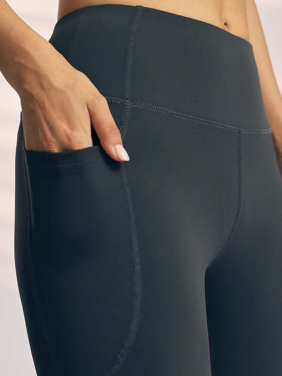LEGGINGS WOMEN SG H3WL8275 DARK GREY