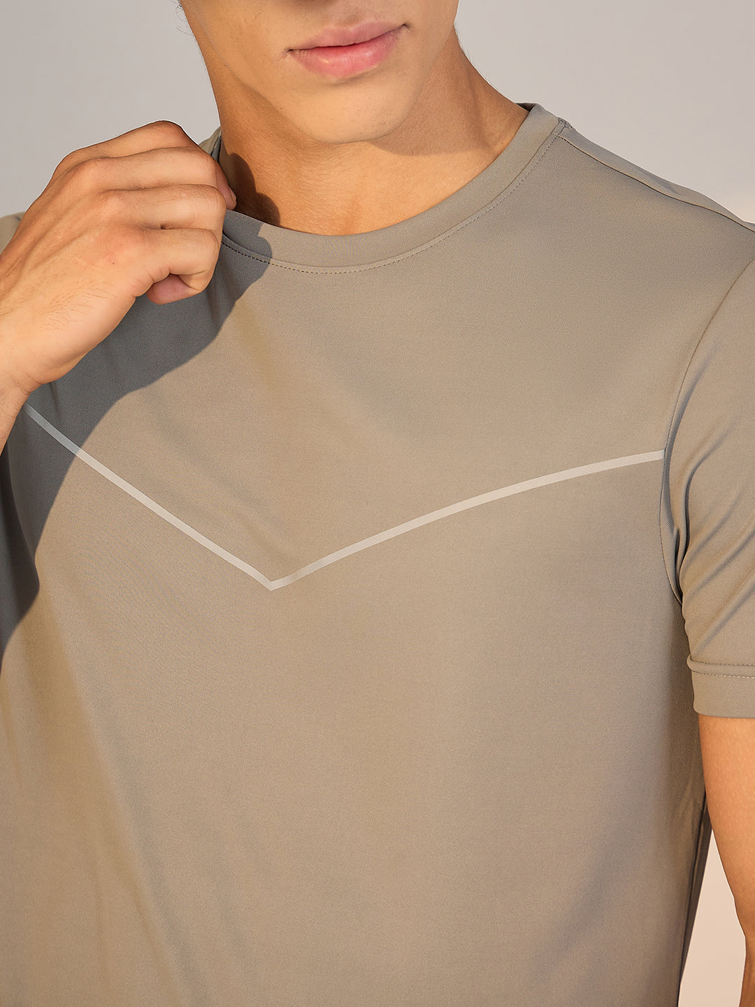 T-SHIRT MEN SG H3MT8207 GREY