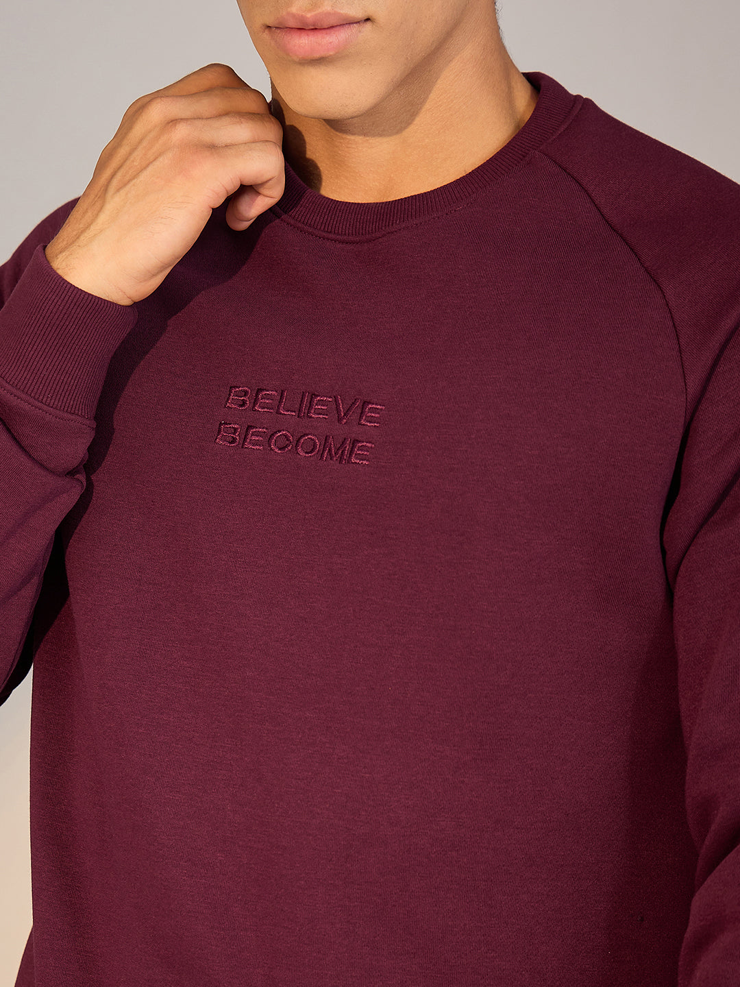 SWEATSHIRT MEN SG H4MSW8247 MAROON